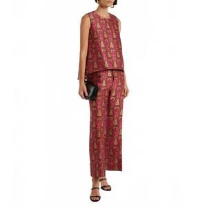 NEW LA DOUBLEJ hendrix pants in herald jacquard